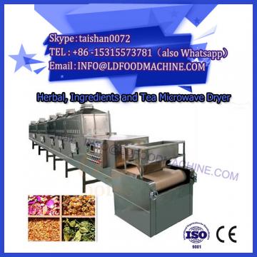 Environmental tunnel microwave dryer for flower tea process