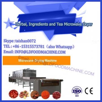 Industrial big capacity tunnel conveyor type leaf microwave dryer