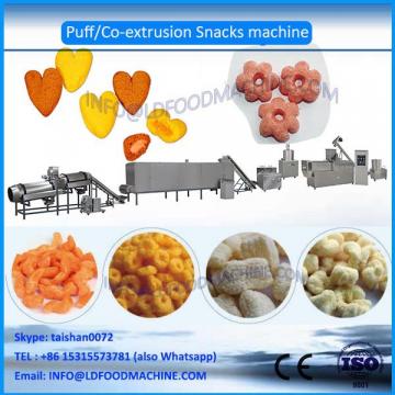 CE China Hot selling chocolate filled core filling puffed  corn chips double-screw extruder machinery