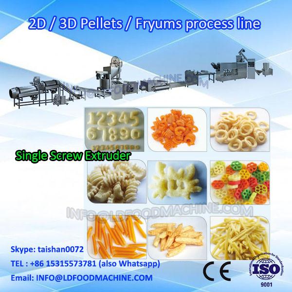 Excellent quality Wheat Corn Flour Pellet 3d Snacks machinery #1 image