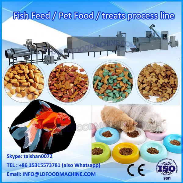 1.5tons Per Hour Animal Feed Dog Food And Floating Fish Feed Pellet Twin Screw Extruder Machine #1 image