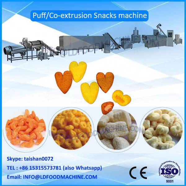 Corn based high Capacity jam center snacks /chocolate filled snacks make machinery #1 image