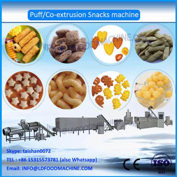 crisp Corn Puff Snack Twin Screw Extruder machinery / Puffed Snack Production Line,Puffed Snacks Extruder with best price #1 image