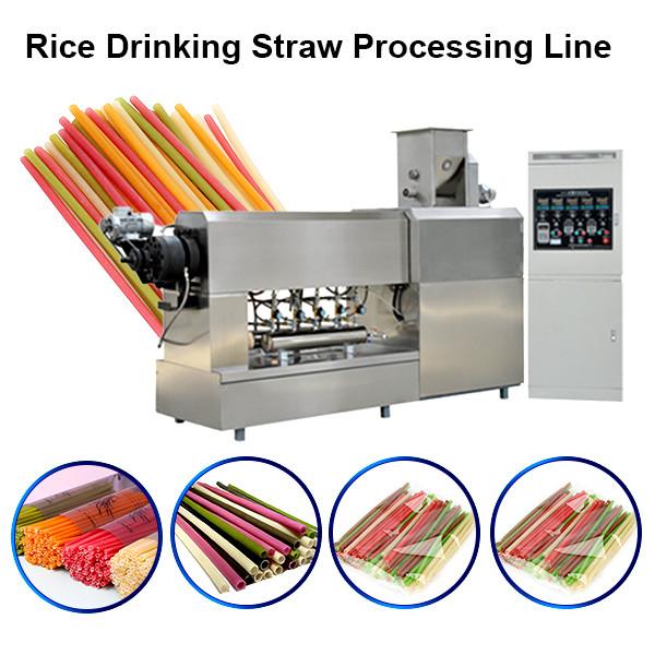 Biodegradable Drinking Straw Making Machine Sugarcane Fiber PLA Raw Material #3 image