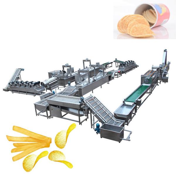 2D Fully Automatic Laminated Tube Fish Chips Papad Extruded Potato Chips Pellet Making Machine Equipment #3 image