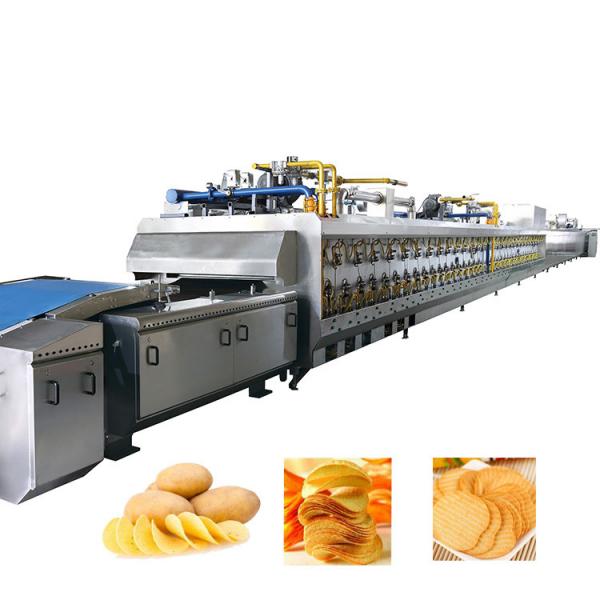 Automatic Algeria Gas Heating Potato Chip Production Line Making Machine Price #1 image