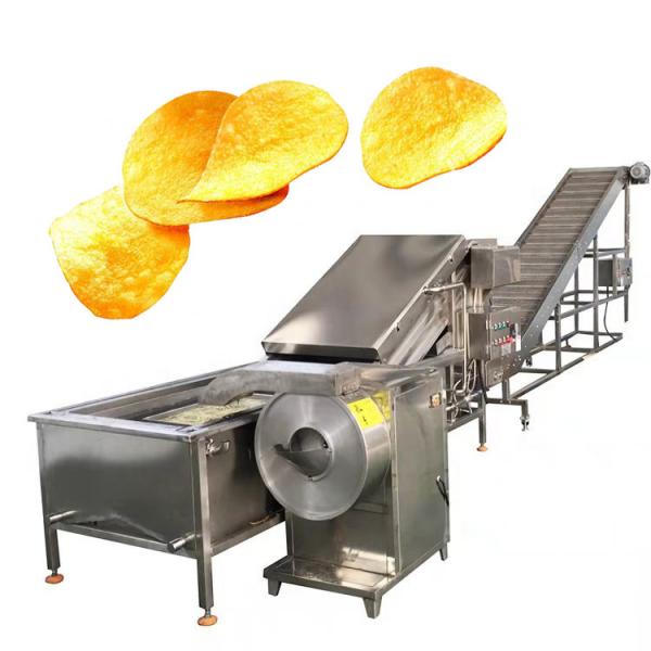 Semi-Automatic Fryer Fried Potato Corn Chips Snacks Making Machine Price #2 image